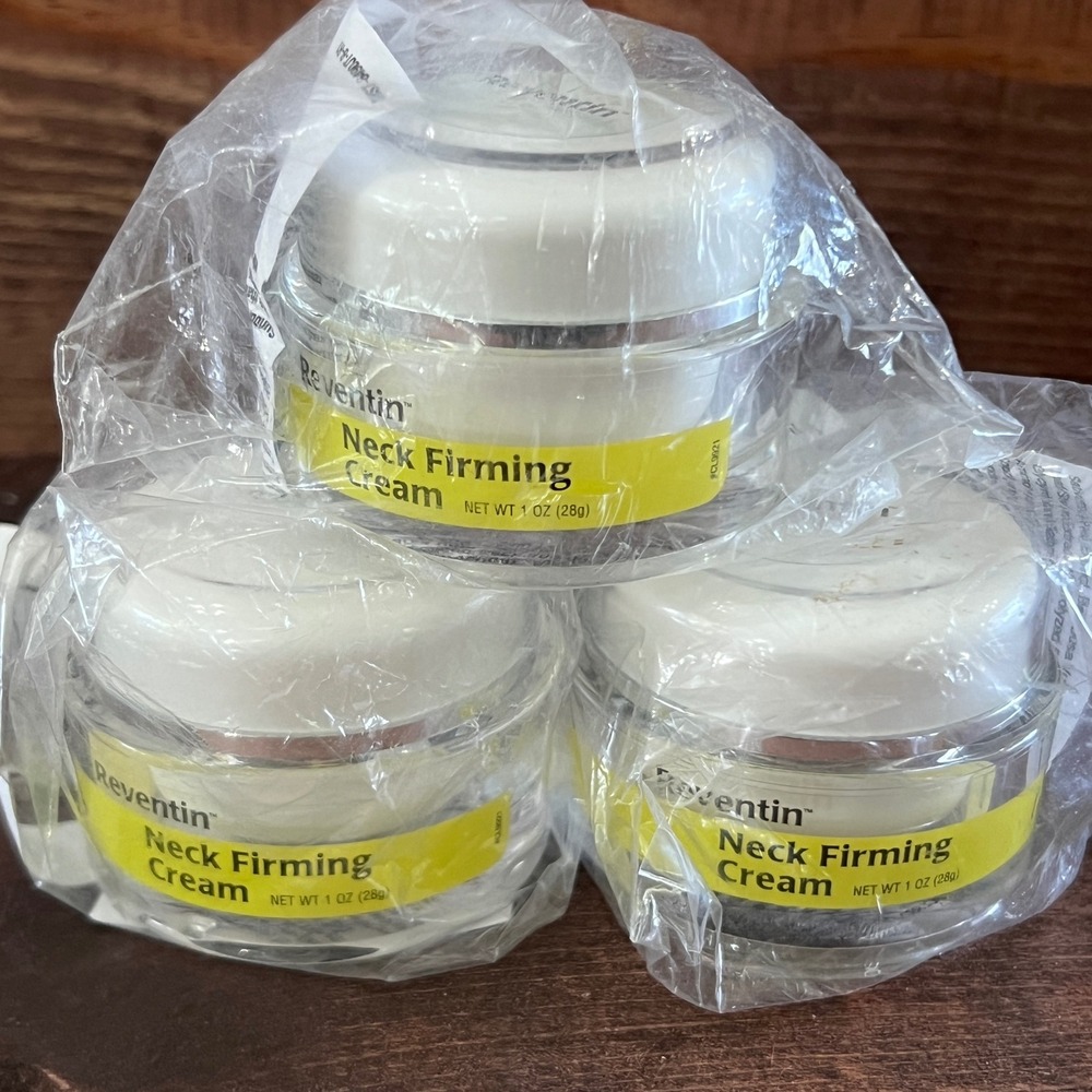 Reventin Neck Firming Cream Lot of 3 Jars 1 oz Each Anti-Aging Treatment